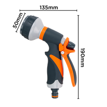 Carica l&#39;immagine nel visualizzatore di Gallery, Pistola a spruzzo per tubo da giardino con 8 modalità - Ozerty
