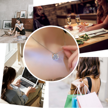 Carica l'immagine nel visualizzatore di Gallery, Collana a forma di cuore a quattro foglie - Ozerty
