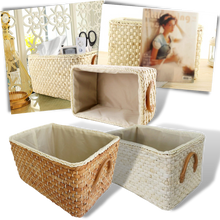 Carica l'immagine nel visualizzatore di Gallery, Cestino di vimini intrecciato a mano - Ozerty
