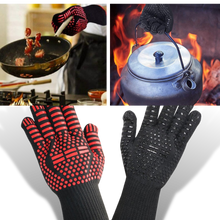Carica l'immagine nel visualizzatore di Gallery, Guanti BBQ resistenti al calore (1 paio) - Ozerty
