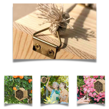 Carica l'immagine nel visualizzatore di Gallery, Casa delle api in legno esagonale - Ozerty
