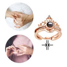 Carica l'immagine nel visualizzatore di Gallery, "Ti amo" in 100 lingue con un bellissimo anello - Ozerty
