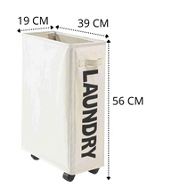 Carica l'immagine nel visualizzatore di Gallery, Cestino da bucato portatile con ruote - Ozerty
