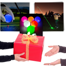 Carica l'immagine nel visualizzatore di Gallery, Confezione da 6 palline da golf luminose a LED - Ozerty
