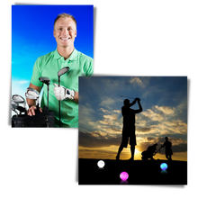 Carica l'immagine nel visualizzatore di Gallery, Confezione da 6 palline da golf luminose a LED - Ozerty
