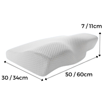 Carica l'immagine nel visualizzatore di Gallery, Cuscino di protezione cervicale in memory foam - Ozerty
