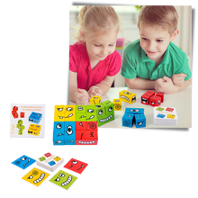 Carica l'immagine nel visualizzatore di Gallery, Gioco di emoji del cubo magico Montessori - Ozerty
