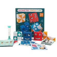 Carica l'immagine nel visualizzatore di Gallery, Gioco di emoji del cubo magico Montessori - Ozerty
