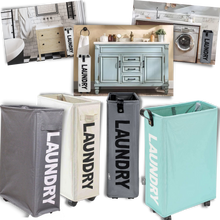 Carica l'immagine nel visualizzatore di Gallery, Cestino da bucato portatile con ruote - Ozerty
