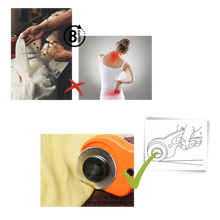 Carica l'immagine nel visualizzatore di Gallery, Taglierina a rullo per tessuti con cinque lame da 45 mm
