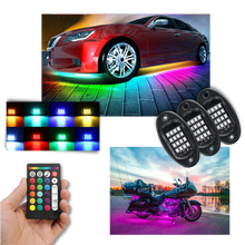 Carica l'immagine nel visualizzatore di Gallery, Confezione da 8 luci RGB per veicoli - Ozerty
