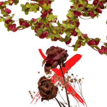 Carica l'immagine nel visualizzatore di Gallery, Ghirlanda di rose artificiali  - Ozerty
