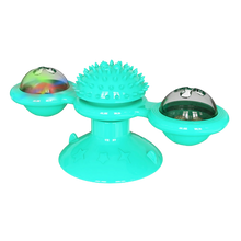 Carica l'immagine nel visualizzatore di Gallery, Giocattolo per gatti con mulino a vento rotante e spazzola - Ozerty
