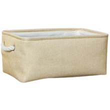 Carica l'immagine nel visualizzatore di Gallery, Elegante cestino di lino con manici in corda - Ozerty
