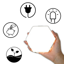 Carica l'immagine nel visualizzatore di Gallery, Confezione da 3 luci touch modulari - Ozerty
