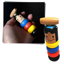 Carica l'immagine nel visualizzatore di Gallery, Giocattolo magico infrangibile dell'uomo di legno
