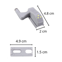 Carica l'immagine nel visualizzatore di Gallery, Confezione da 3 luci a LED a cerniera - Ozerty
