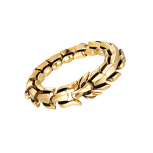 Carica l'immagine nel visualizzatore di Gallery, Bracciale regolabile Drago di Midgard -Oro - Ozerty
