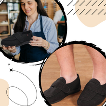 Carica l'immagine nel visualizzatore di Gallery, Scarpe ortopediche diabetiche regolabili - Ozerty
