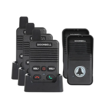 Carica l'immagine nel visualizzatore di Gallery, Campanello interfono a comunicazione avanzata -2 Trasmettitori/3 Ricevitori - Ozerty
