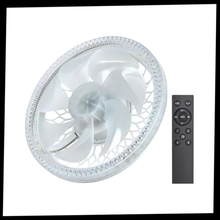 Carica l'immagine nel visualizzatore di Gallery, Ventilatore da soffitto estetico con luce e telecomando - Ozerty
