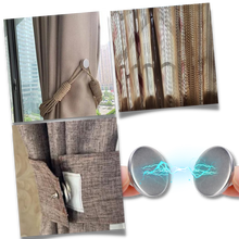 Carica l'immagine nel visualizzatore di Gallery, Clip per tende magnetiche anti-perdita - Ozerty
