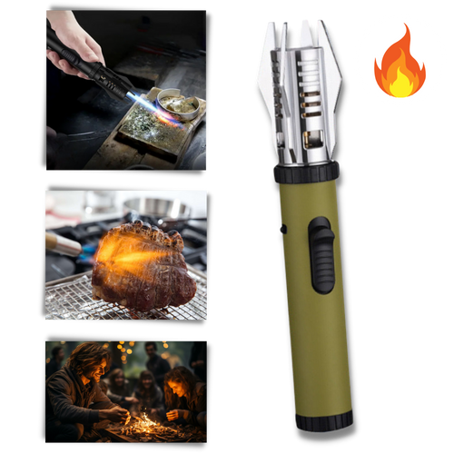 Accendino antivento a fiamma blu - Ozerty