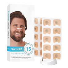 Carica l'immagine nel visualizzatore di Gallery, Comode strisce per la respirazione nasale -1x Confezione - Ozerty
