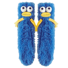 Carica l'immagine nel visualizzatore di Gallery, Calzini divertenti in velluto corallo -Blu - Ozerty
