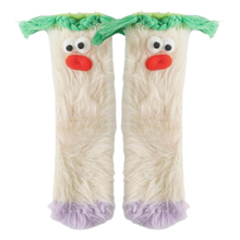 Carica l'immagine nel visualizzatore di Gallery, Calzini divertenti in velluto corallo -Bianco - Ozerty
