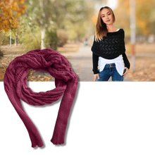 Carica l&#39;immagine nel visualizzatore di Gallery, Accogliente Coprispalle Lavorato a Maglia - Ozerty
