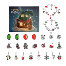 Carica l'immagine nel visualizzatore di Gallery, Calendario dell'Avvento 24 Giorni con Gioielli Fai-da-Te -Casa dei Puffi - Ozerty
