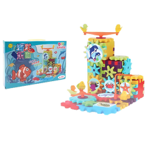 Carica l'immagine nel visualizzatore di Gallery, Blocchi da costruzione educativi a doppio funzionamento -Mondo sommerso - Ozerty
