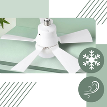 Carica l'immagine nel visualizzatore di Gallery, Lampada per ventilatore con zoccolo E27 - Ozerty
