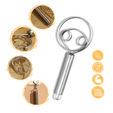 Carica l'immagine nel visualizzatore di Gallery, Frusta per impasto danese in acciaio inossidabile - Ozerty
