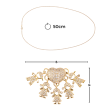 Carica l'immagine nel visualizzatore di Gallery, Elegante collana con charm per la mamma - Ozerty
