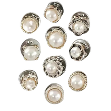 Carica l'immagine nel visualizzatore di Gallery, Eleganti spille a bottone senza cuciture -Perle - Ozerty
