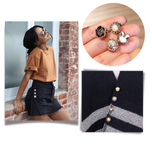 Carica l'immagine nel visualizzatore di Gallery, Eleganti spille a bottone senza cuciture - Ozerty
