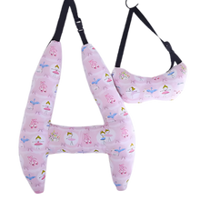 Carica l'immagine nel visualizzatore di Gallery, Cuscino da Viaggio per Collo con Supporto Ergonomico -Rosa Ballerina - Ozerty
