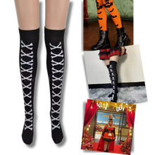 Carica l'immagine nel visualizzatore di Gallery, Calze Compressori con Design Festivi per Halloween - Ozerty
