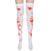 Carica l'immagine nel visualizzatore di Gallery, Calze Compressori con Design Festivi per Halloween -Notte cremisi - Ozerty
