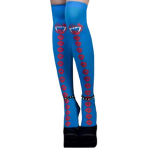 Carica l'immagine nel visualizzatore di Gallery, Calze Compressori con Design Festivi per Halloween -Gambe infestate - Ozerty
