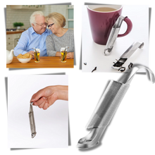 Carica l'immagine nel visualizzatore di Gallery, Filtro per Tè in Acciaio Inox a Maglia Fine - Ozerty
