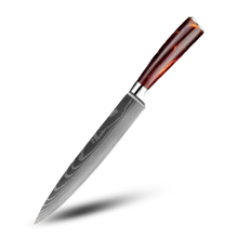 Carica l'immagine nel visualizzatore di Gallery, Coltelli giapponesi della serie Terra di fuoco -Sujihuki - Coltello per affettare 20 cm - Ozerty
