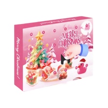 Carica l'immagine nel visualizzatore di Gallery, Calendario delle anatre dell'Avvento per Halloween e Natale -Anatre rosa di Natale - Ozerty
