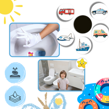 Carica l&#39;immagine nel visualizzatore di Gallery, Adesivi per l&#39;Educazione al Vasino Attivati dal Calore - Ozerty
