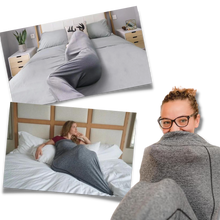 Carica l'immagine nel visualizzatore di Gallery, Coperta indossabile per dormire con cappuccio - Ozerty
