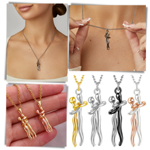 Carica l'immagine nel visualizzatore di Gallery, Collana per coppia Abbraccio d'Amore - Ozerty
