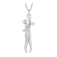 Carica l'immagine nel visualizzatore di Gallery, Collana per coppia Abbraccio d'Amore -Argento - Ozerty
