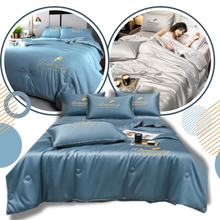 Carica l'immagine nel visualizzatore di Gallery, Copripiumino in morbida seta di ghiaccio - Ozerty
